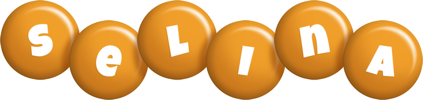 Selina candy-orange logo