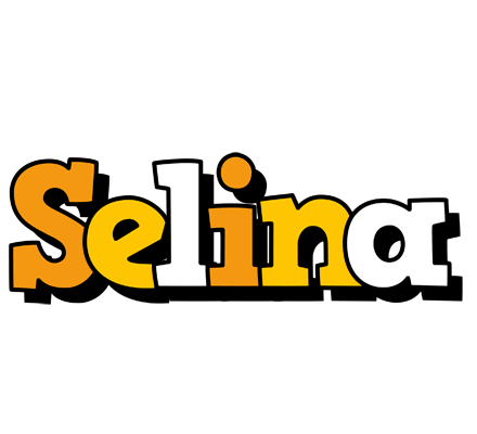 Selina cartoon logo
