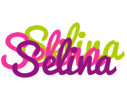 Selina flowers logo