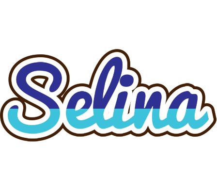 Selina raining logo
