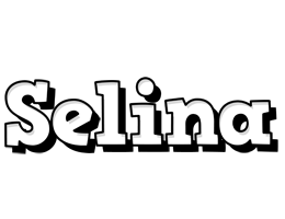Selina snowing logo