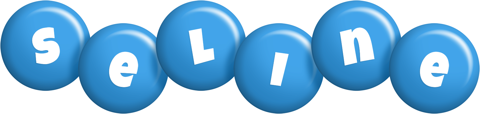 Seline candy-blue logo