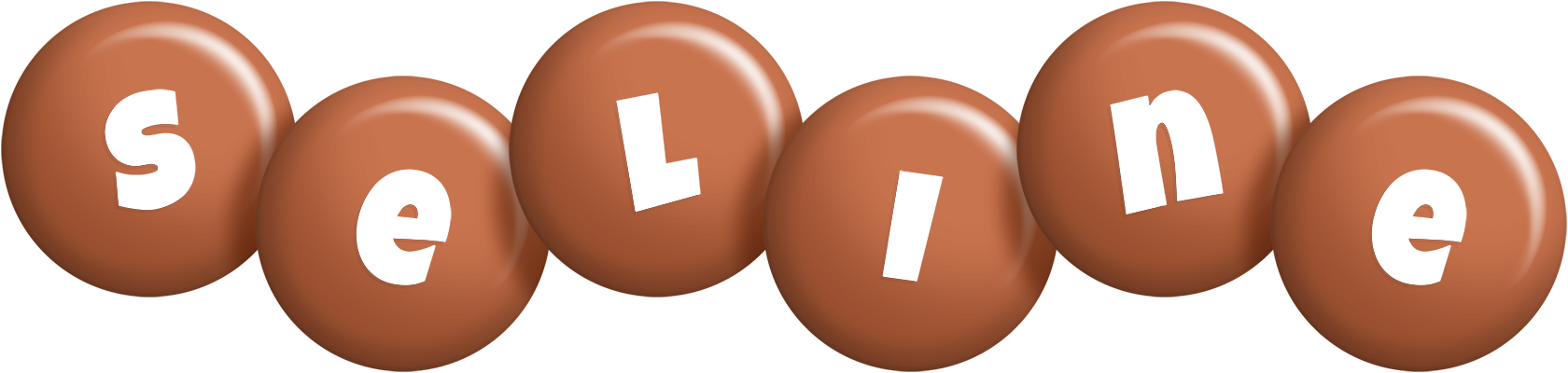 Seline candy-brown logo