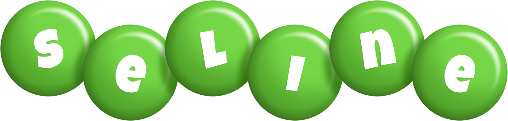 Seline candy-green logo
