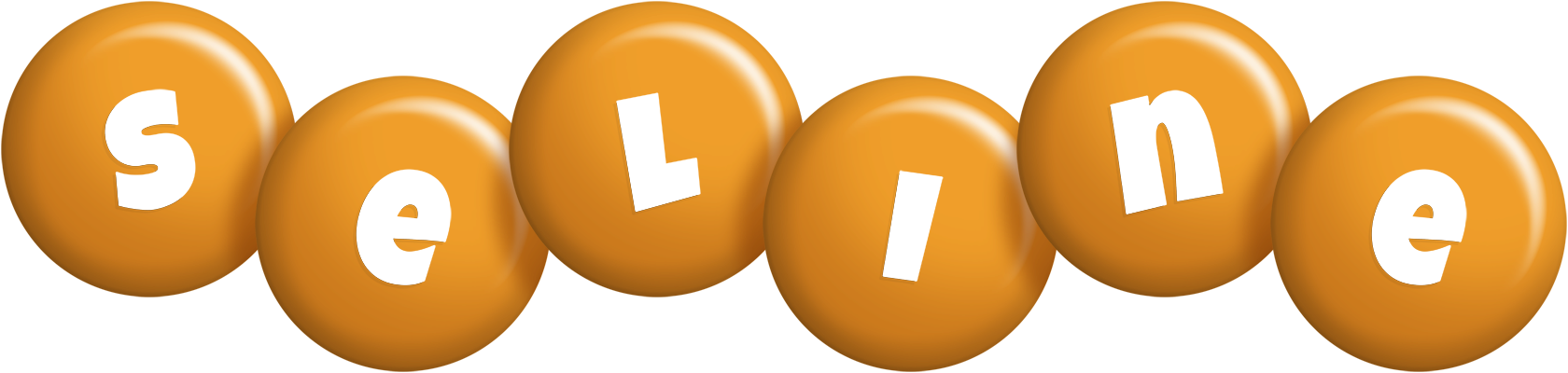 Seline candy-orange logo