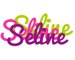 Seline flowers logo