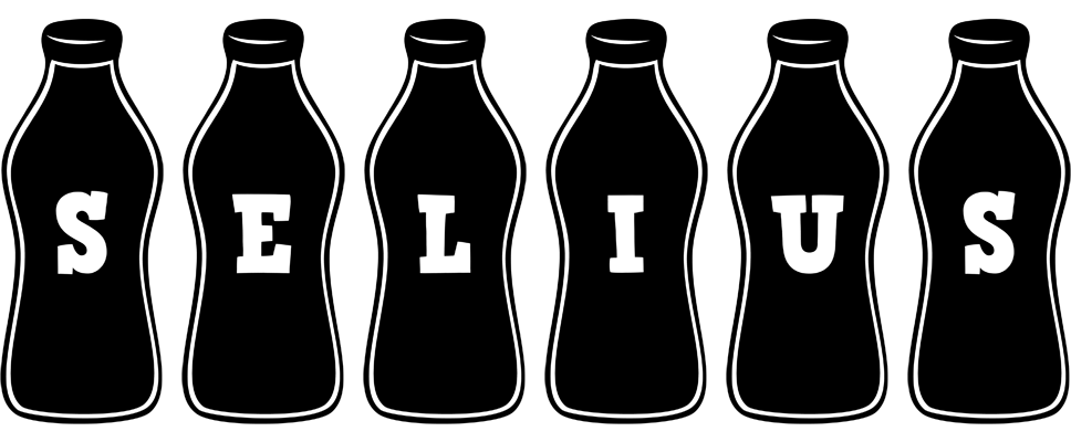 Selius bottle logo