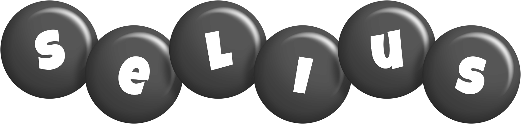 Selius candy-black logo
