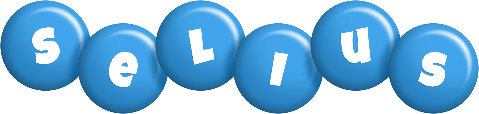 Selius candy-blue logo