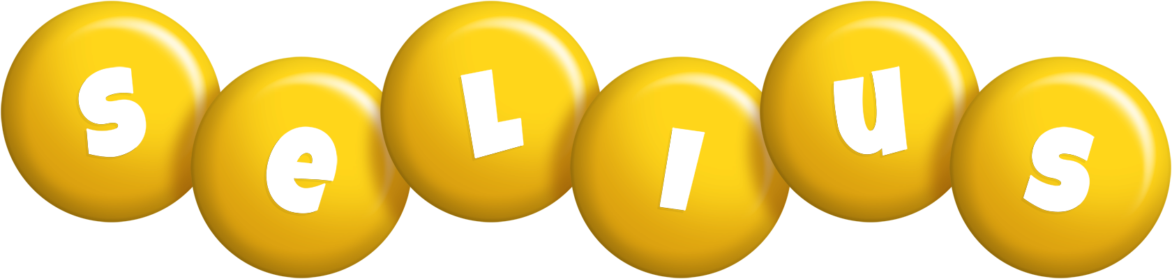 Selius candy-yellow logo