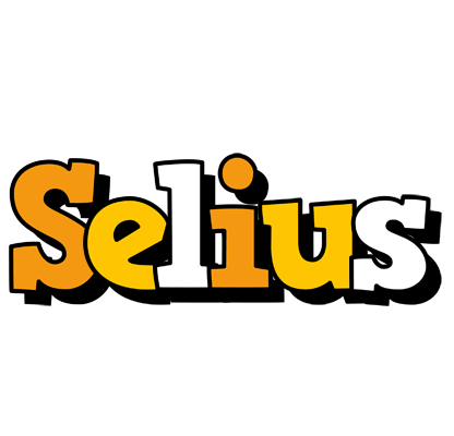 Selius cartoon logo