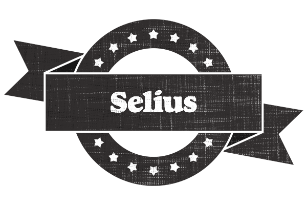 Selius grunge logo