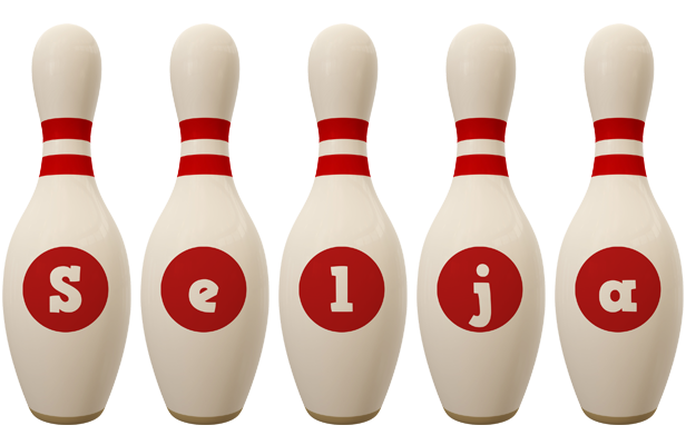 Selja bowling-pin logo