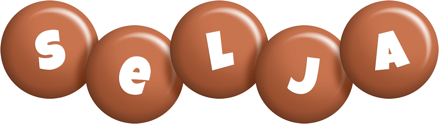 Selja candy-brown logo