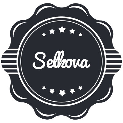 Selkova badge logo