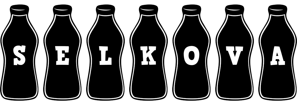 Selkova bottle logo