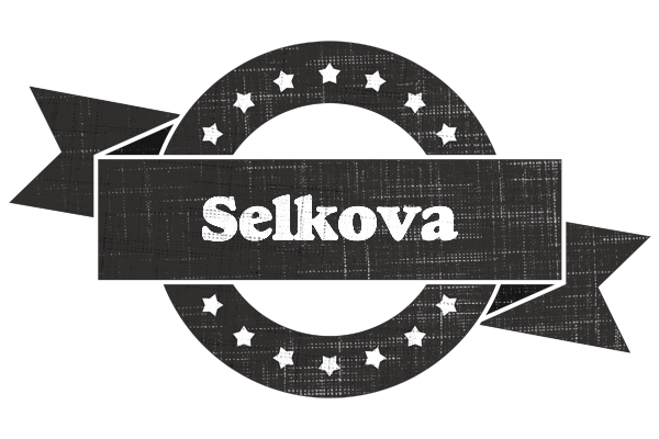 Selkova grunge logo