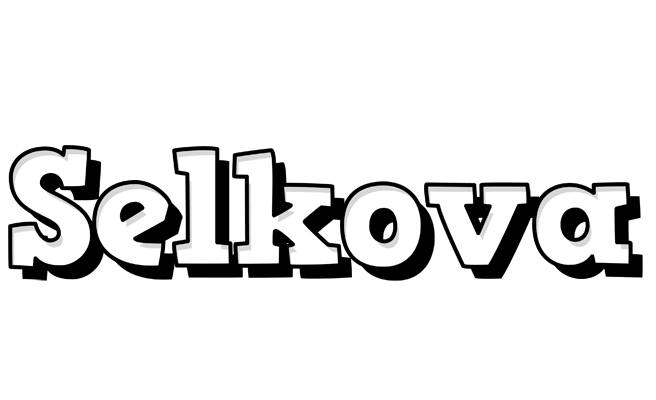 Selkova snowing logo