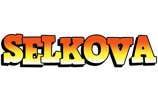 Selkova sunset logo