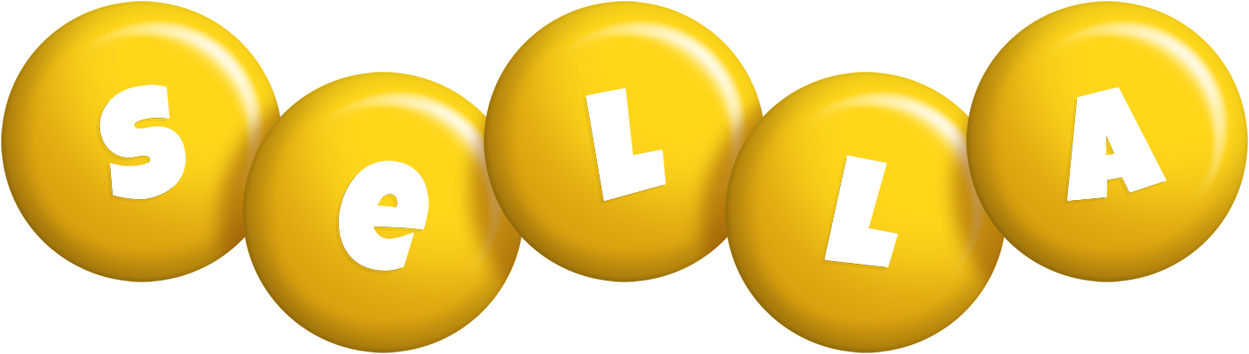 Sella candy-yellow logo
