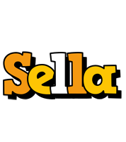 Sella cartoon logo