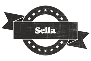 Sella grunge logo