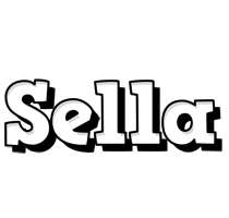 Sella snowing logo