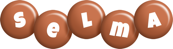 Selma candy-brown logo