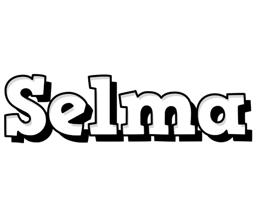 Selma snowing logo