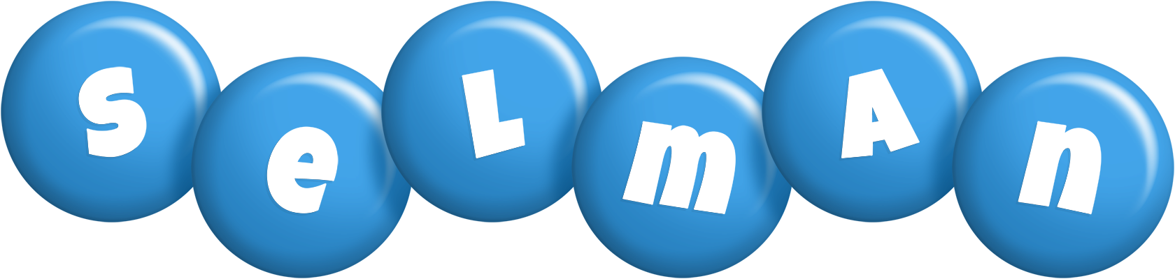 Selman candy-blue logo