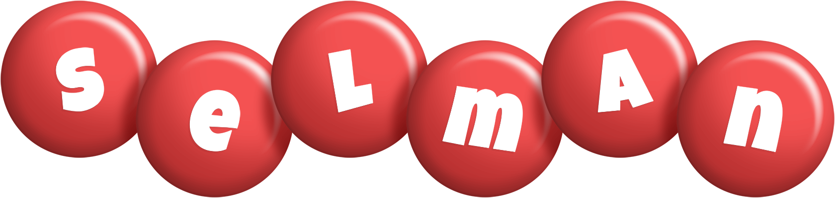 Selman candy-red logo