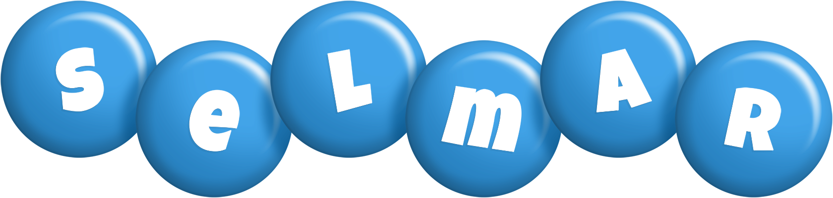 Selmar candy-blue logo