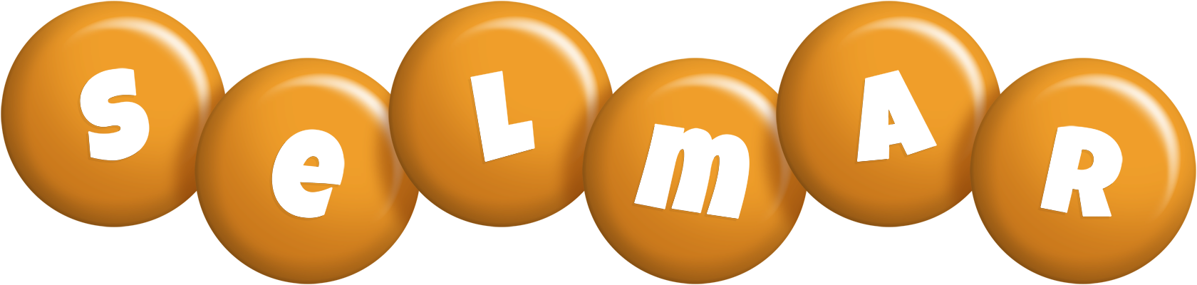 Selmar candy-orange logo