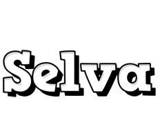 Selva snowing logo