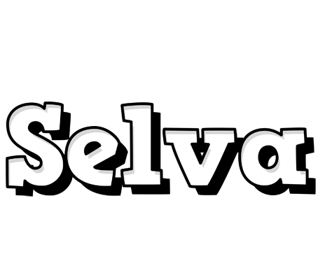 Selva snowing logo