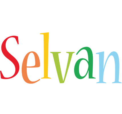 Selvan birthday logo