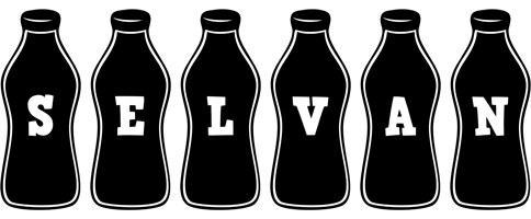 Selvan bottle logo