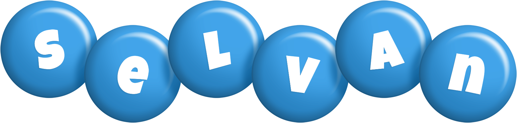 Selvan candy-blue logo