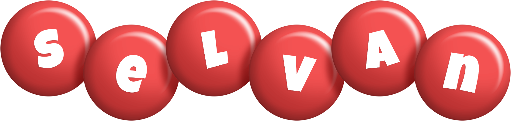 Selvan candy-red logo