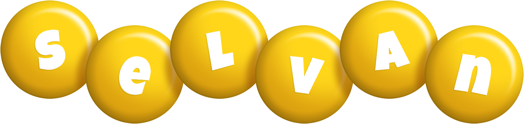 Selvan candy-yellow logo