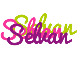 Selvan flowers logo