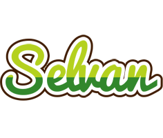 Selvan golfing logo