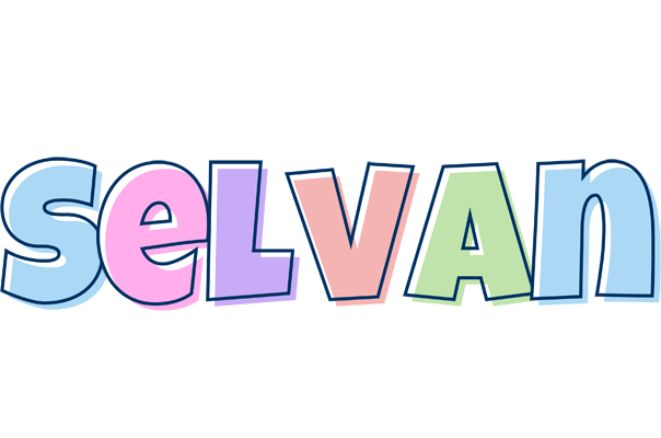 Selvan pastel logo