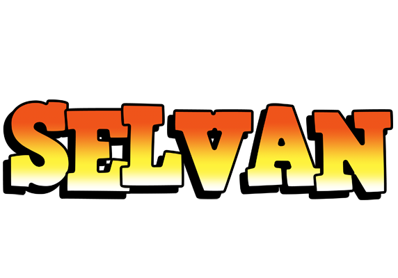 Selvan sunset logo