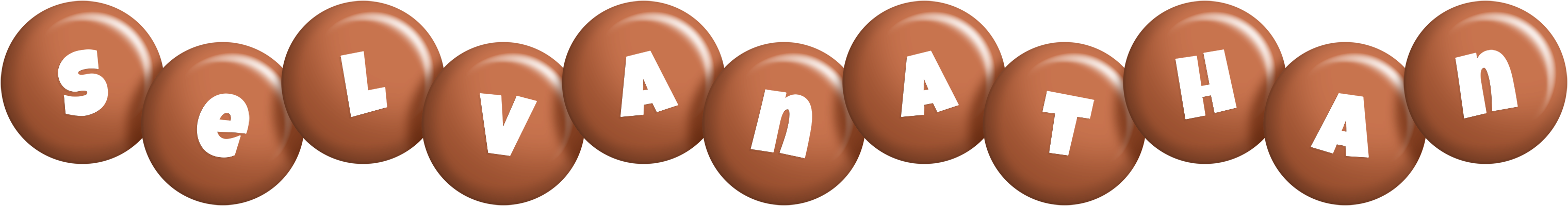 Selvanathan candy-brown logo