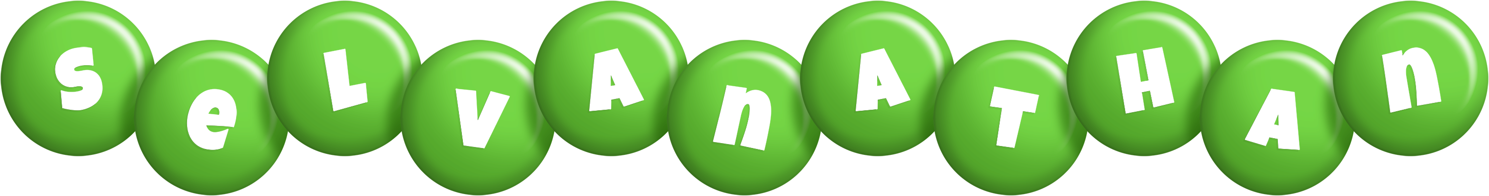 Selvanathan candy-green logo
