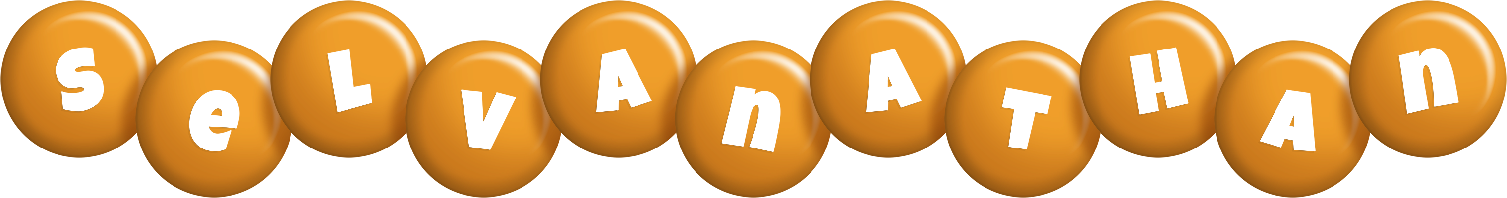 Selvanathan candy-orange logo