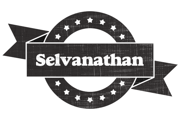 Selvanathan grunge logo