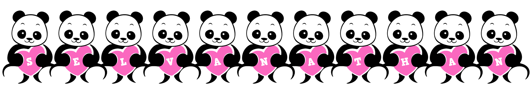 Selvanathan love-panda logo