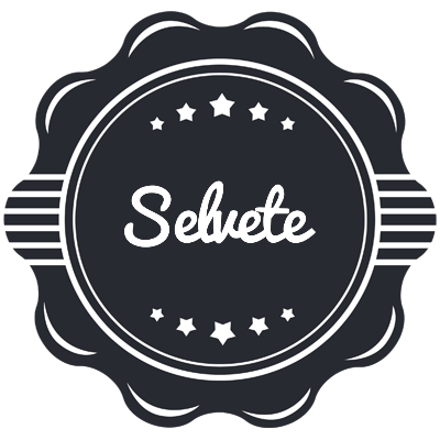Selvete badge logo